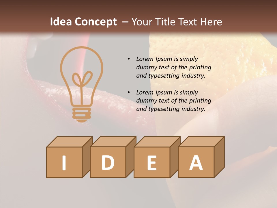 People Lips Health PowerPoint Template