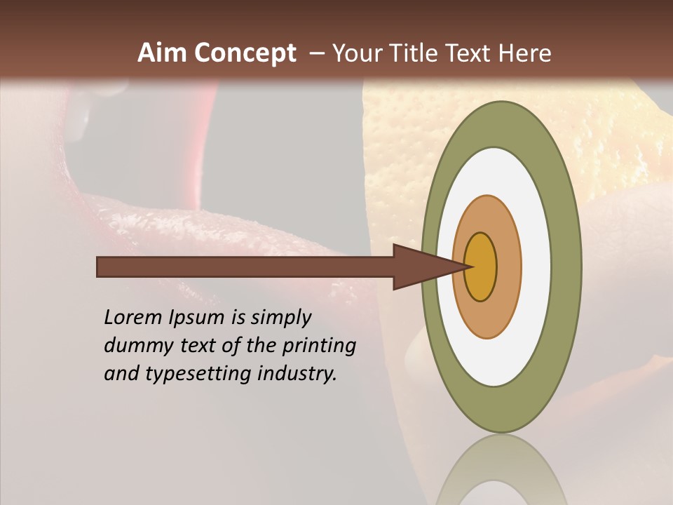 People Lips Health PowerPoint Template