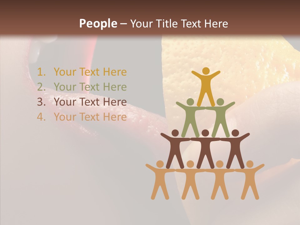 People Lips Health PowerPoint Template