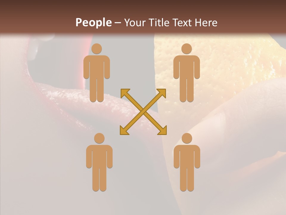 People Lips Health PowerPoint Template