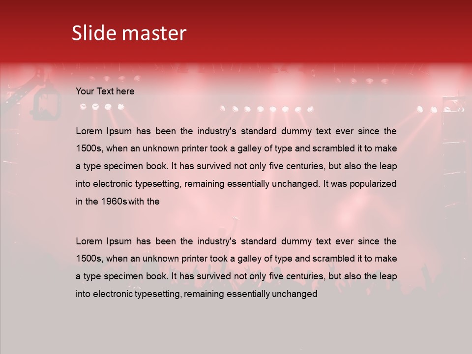 Pop Vocal Volume PowerPoint Template