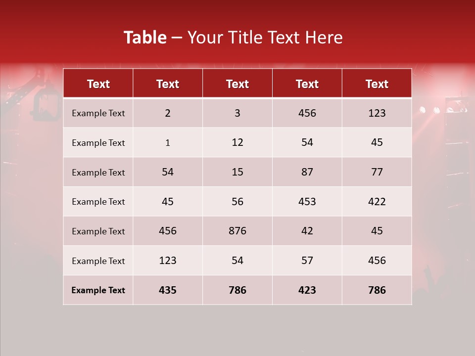 Pop Vocal Volume PowerPoint Template