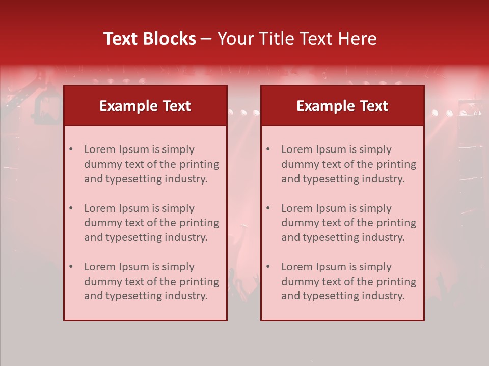 Pop Vocal Volume PowerPoint Template