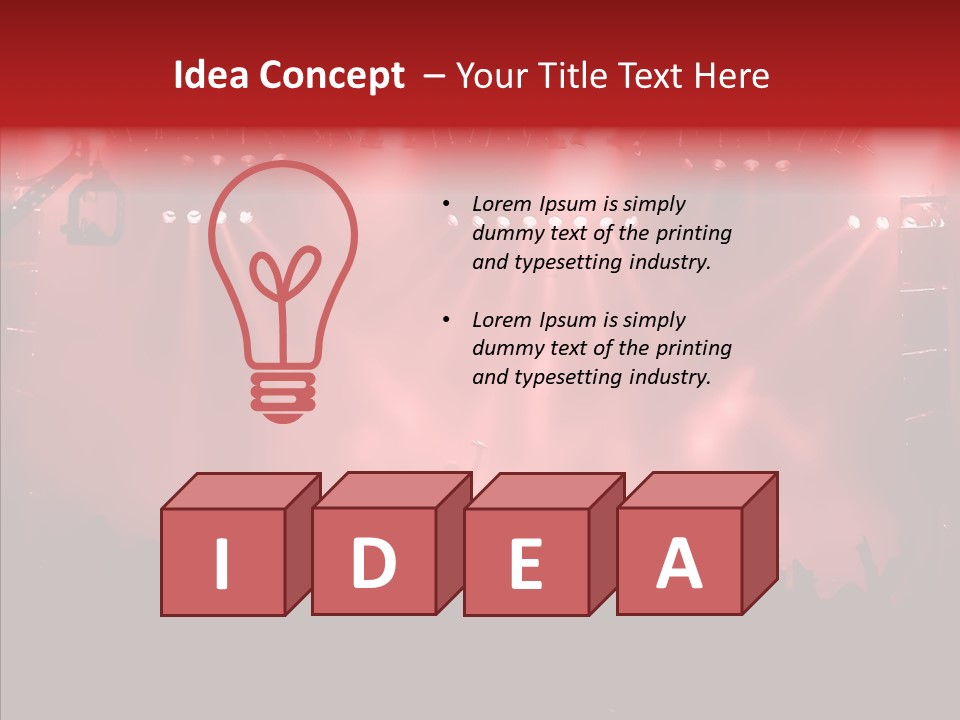 Pop Vocal Volume PowerPoint Template