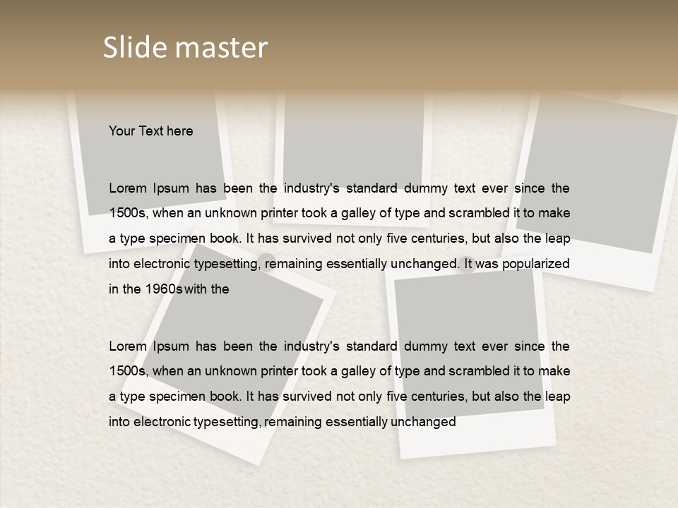 Frame Concept Object PowerPoint Template