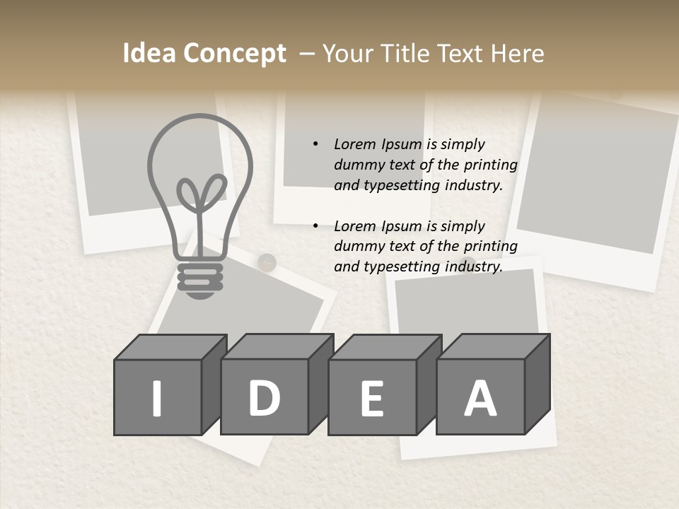 Frame Concept Object PowerPoint Template