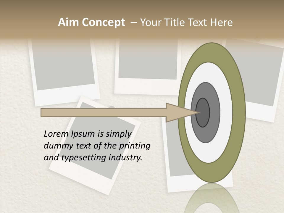 Frame Concept Object PowerPoint Template