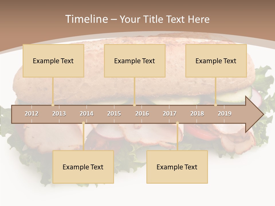 Meal Cut Out White PowerPoint Template