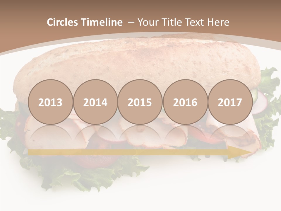 Meal Cut Out White PowerPoint Template