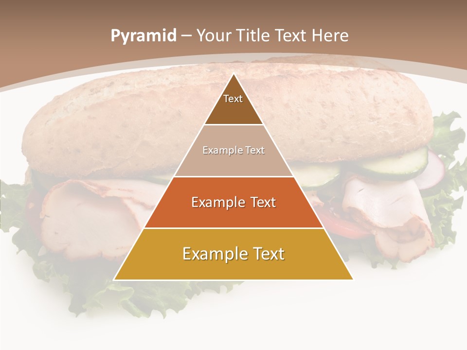 Meal Cut Out White PowerPoint Template