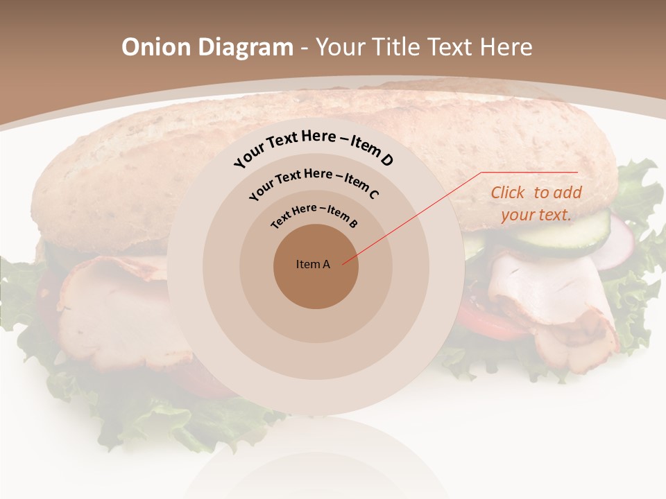 Meal Cut Out White PowerPoint Template