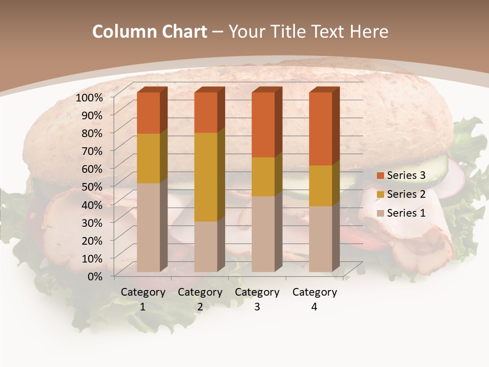 Meal Cut Out White PowerPoint Template
