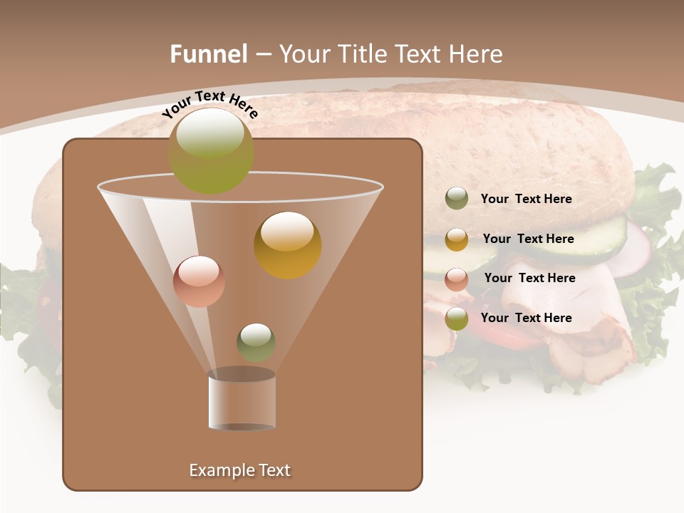 Meal Cut Out White PowerPoint Template