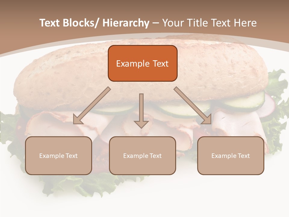 Meal Cut Out White PowerPoint Template