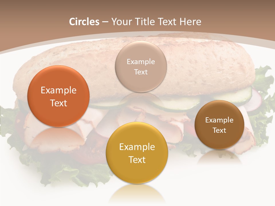 Meal Cut Out White PowerPoint Template