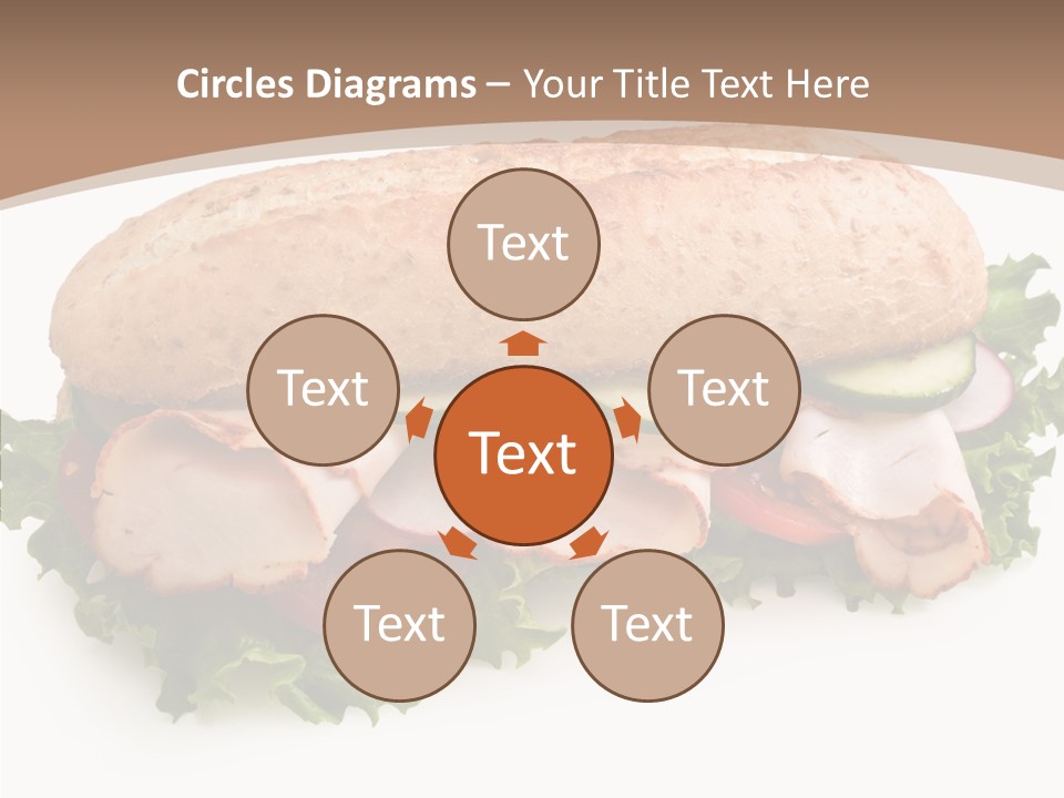 Meal Cut Out White PowerPoint Template