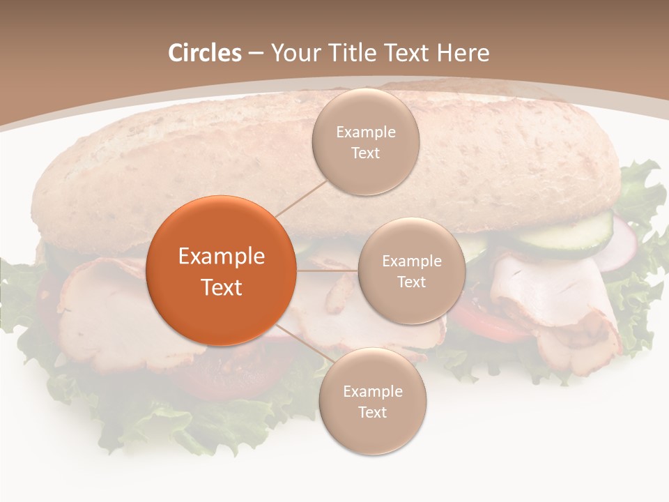 Meal Cut Out White PowerPoint Template