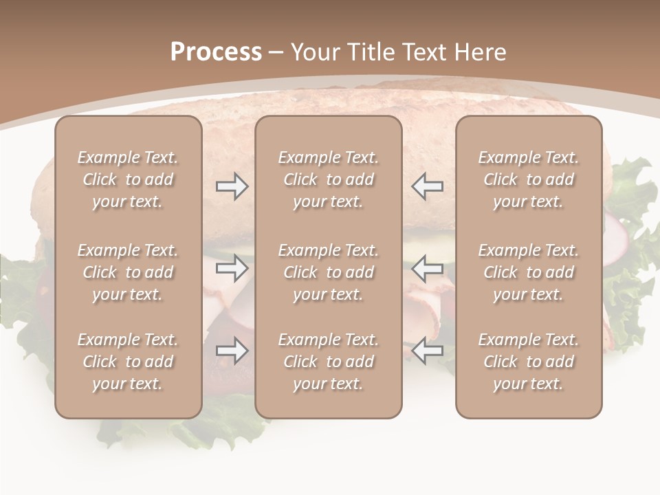 Meal Cut Out White PowerPoint Template