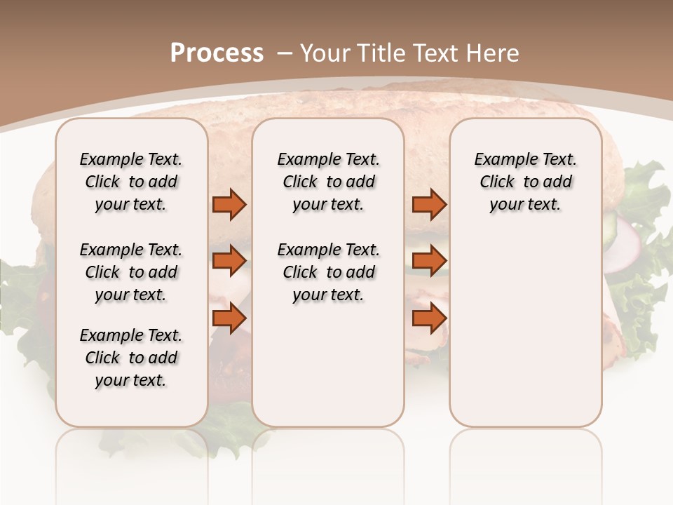 Meal Cut Out White PowerPoint Template