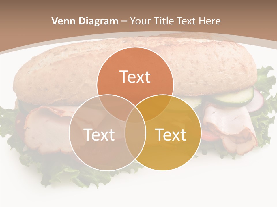 Meal Cut Out White PowerPoint Template