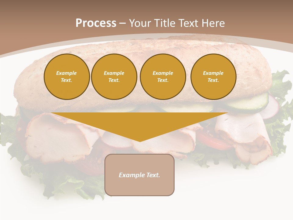 Meal Cut Out White PowerPoint Template