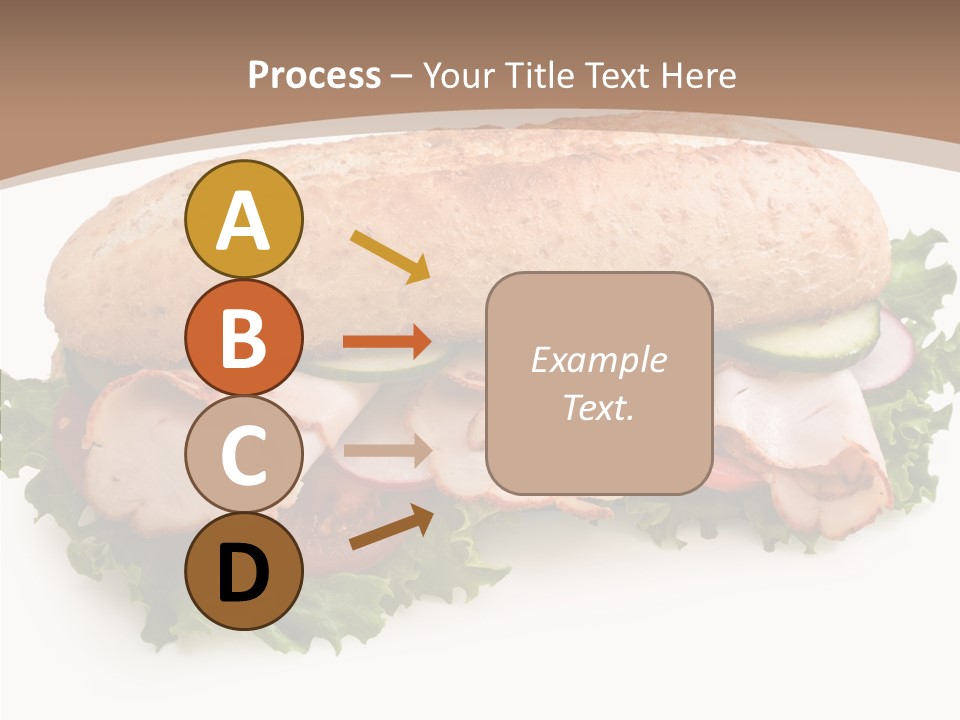 Meal Cut Out White PowerPoint Template