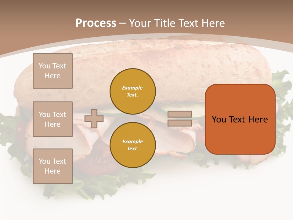 Meal Cut Out White PowerPoint Template