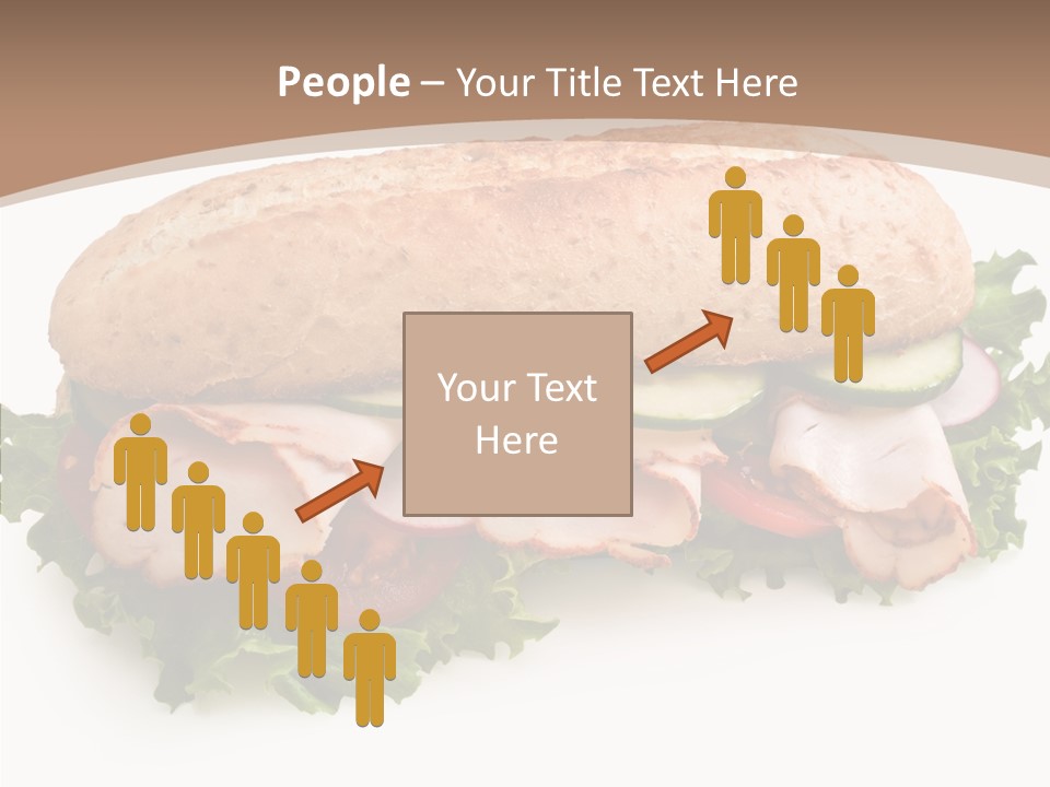 Meal Cut Out White PowerPoint Template