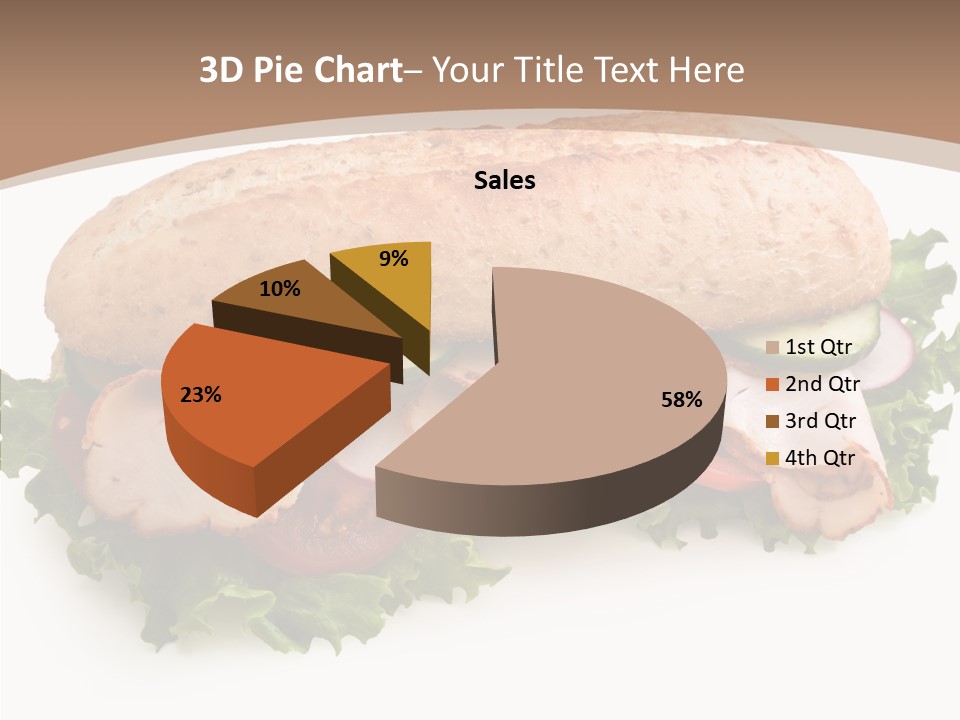 Meal Cut Out White PowerPoint Template