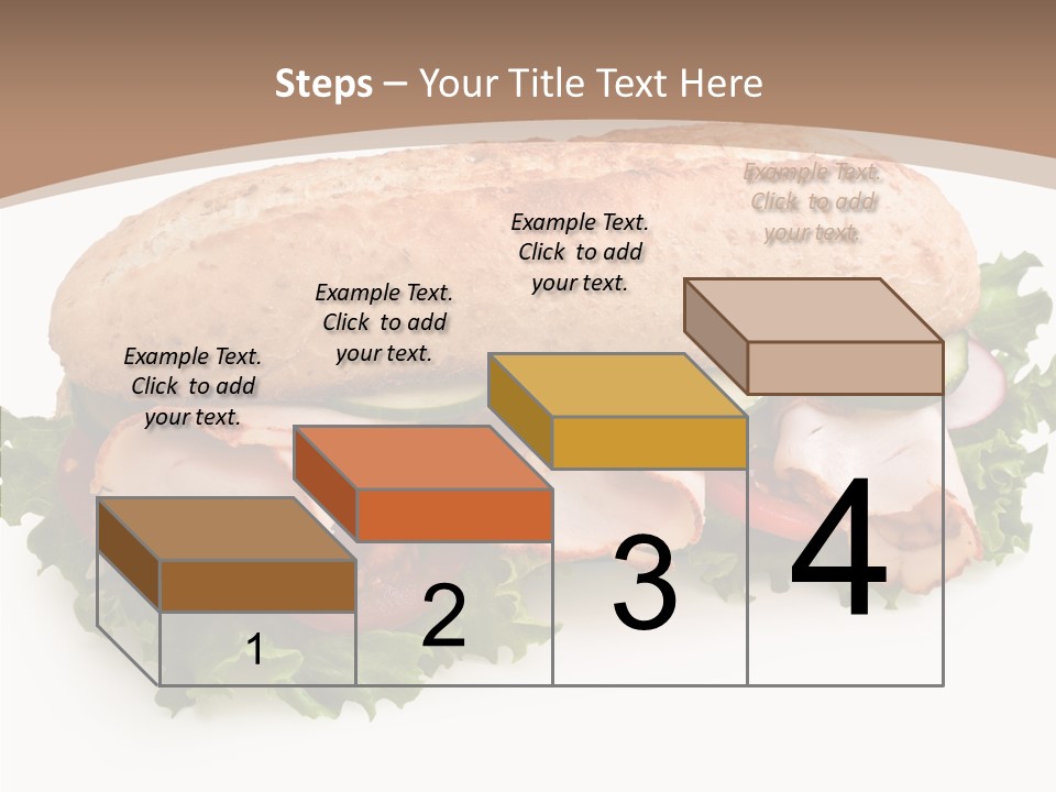 Meal Cut Out White PowerPoint Template