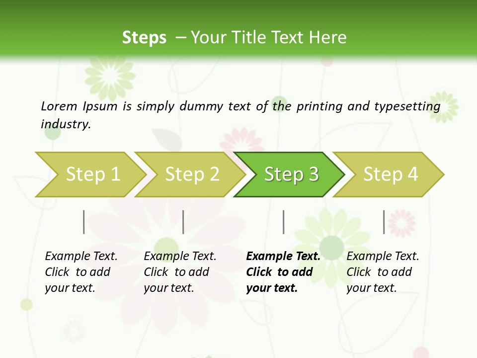 Floral Abstract Beautiful PowerPoint Template