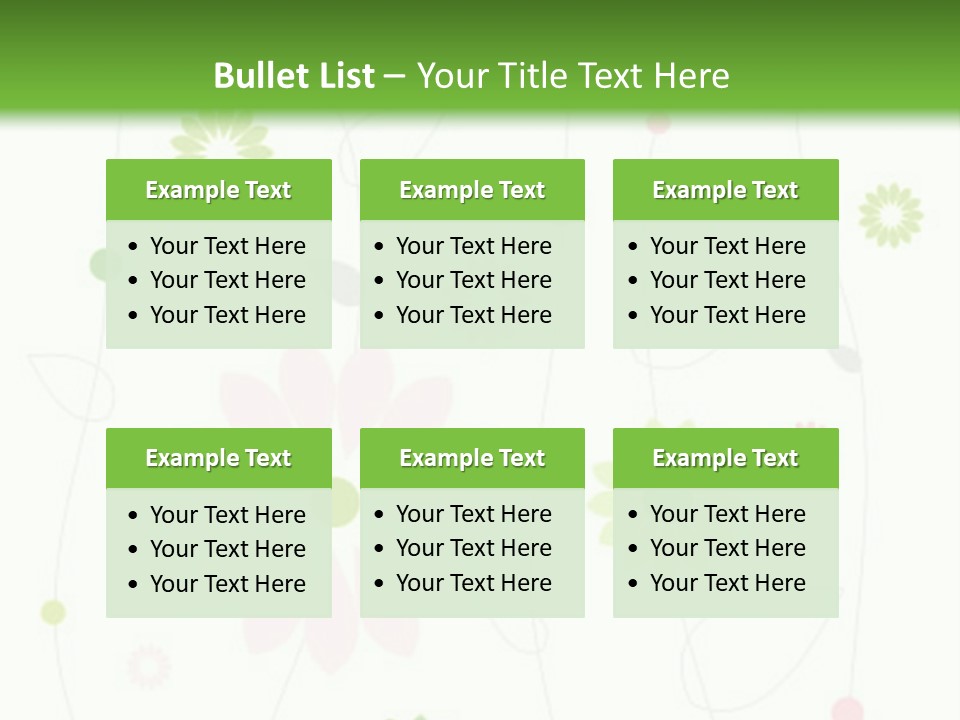 Floral Abstract Beautiful PowerPoint Template