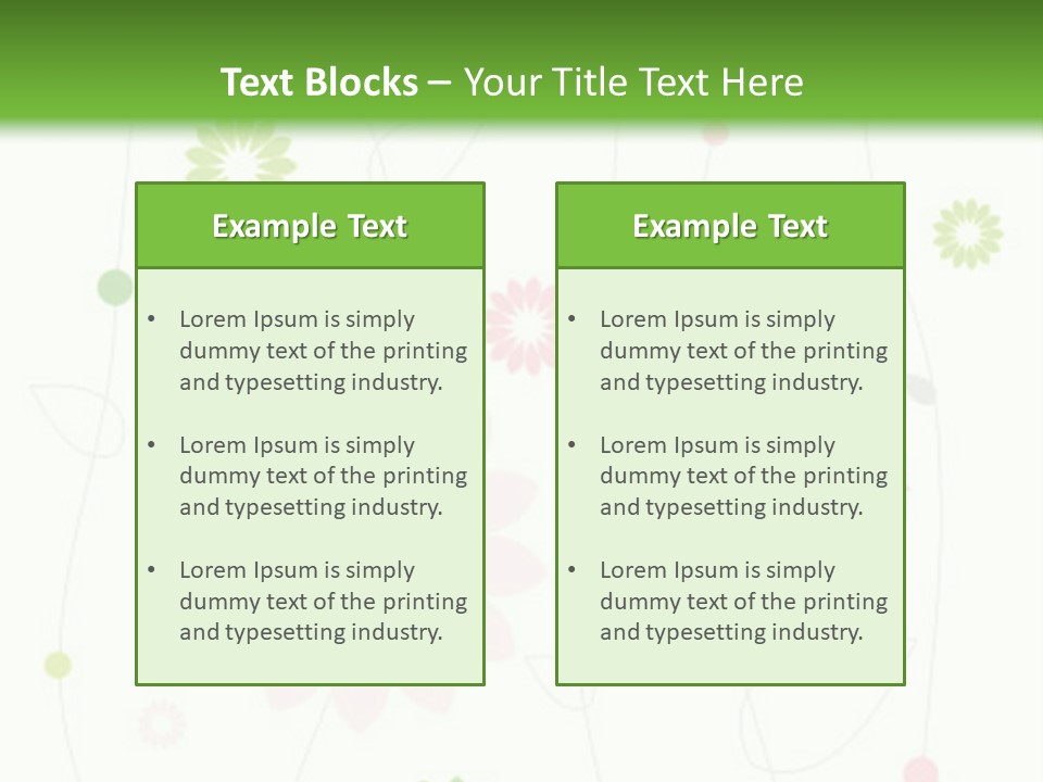Floral Abstract Beautiful PowerPoint Template