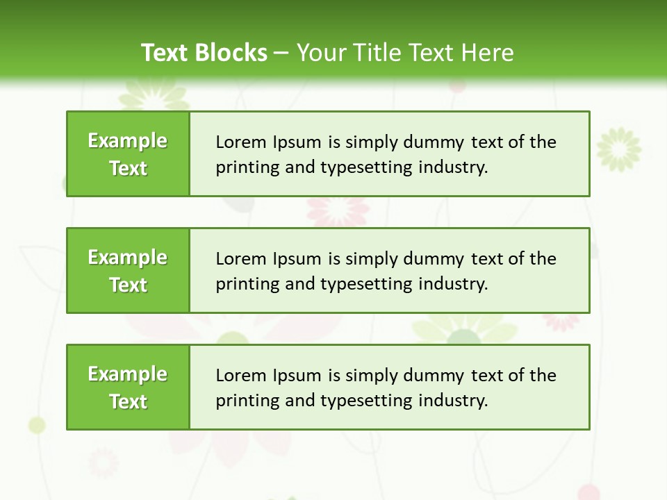 Floral Abstract Beautiful PowerPoint Template
