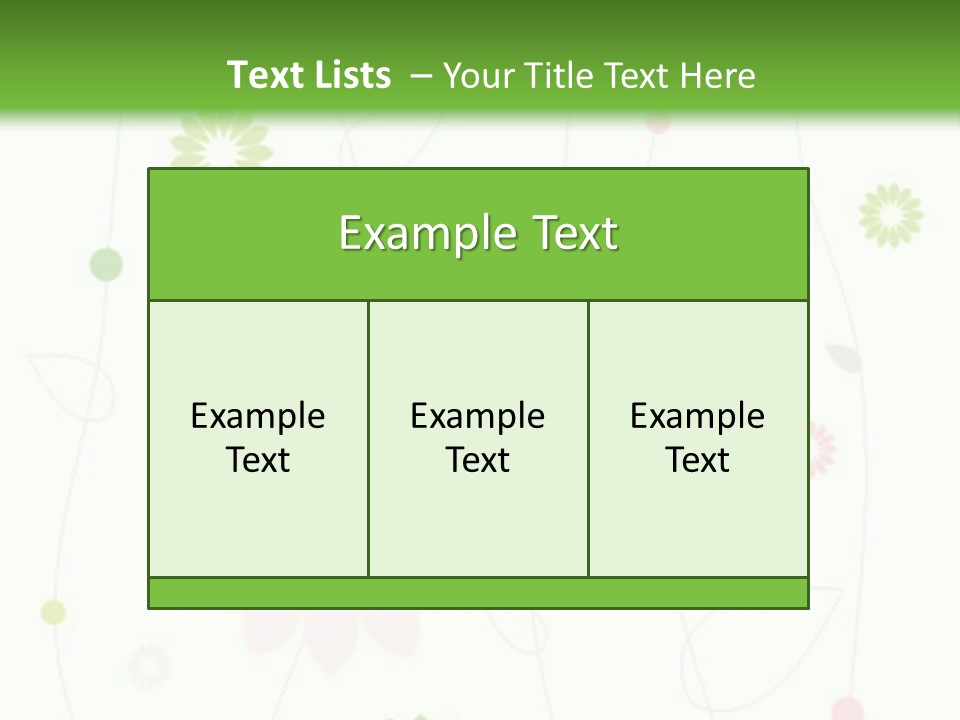 Floral Abstract Beautiful PowerPoint Template