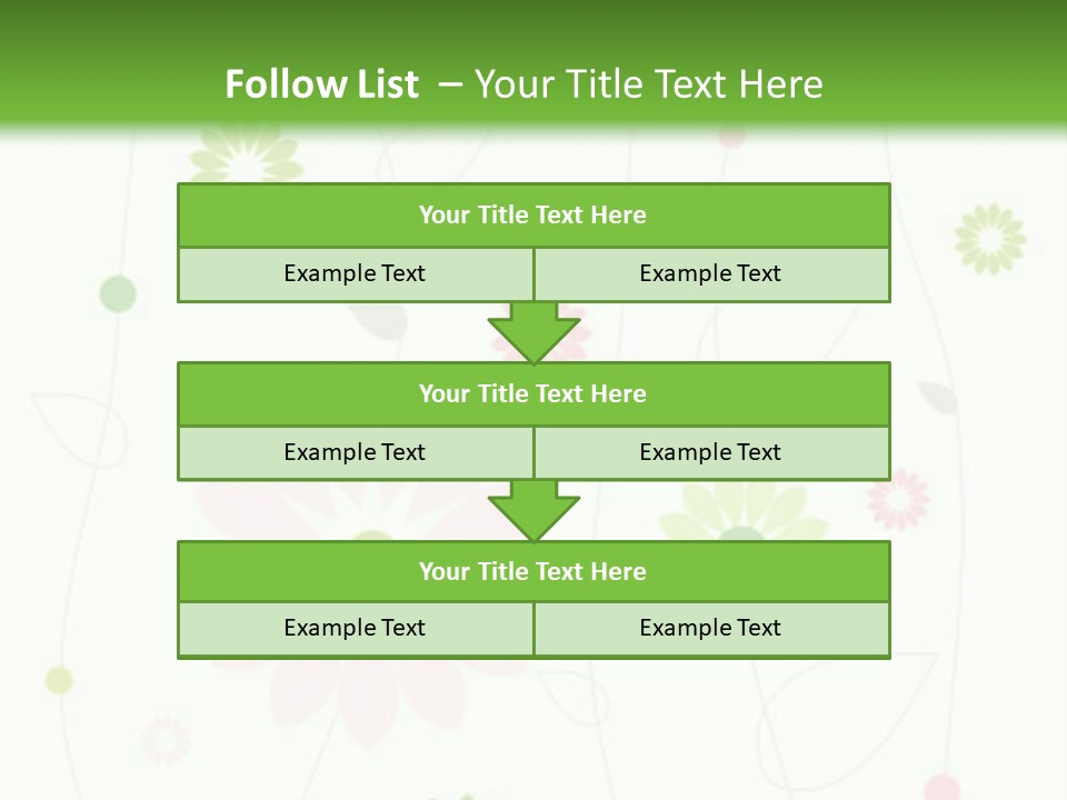 Floral Abstract Beautiful PowerPoint Template