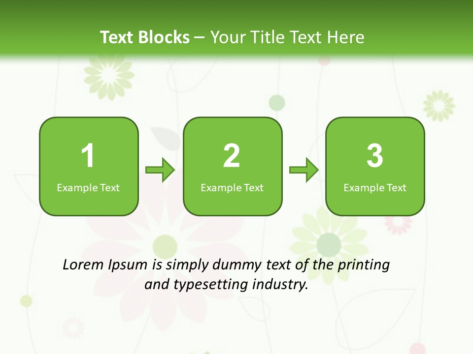 Floral Abstract Beautiful PowerPoint Template