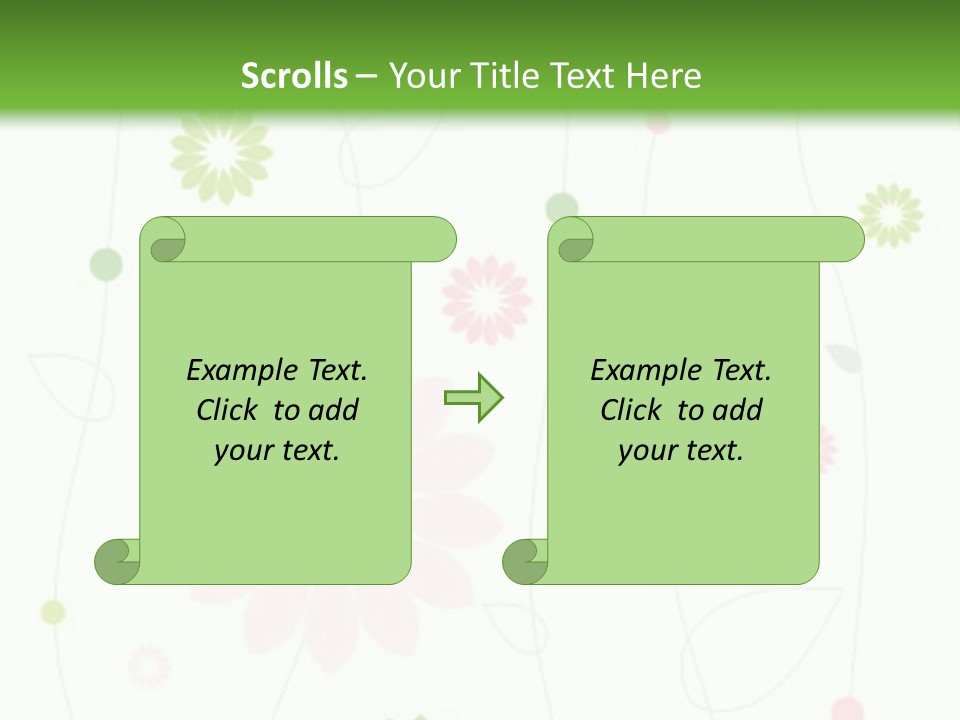Floral Abstract Beautiful PowerPoint Template
