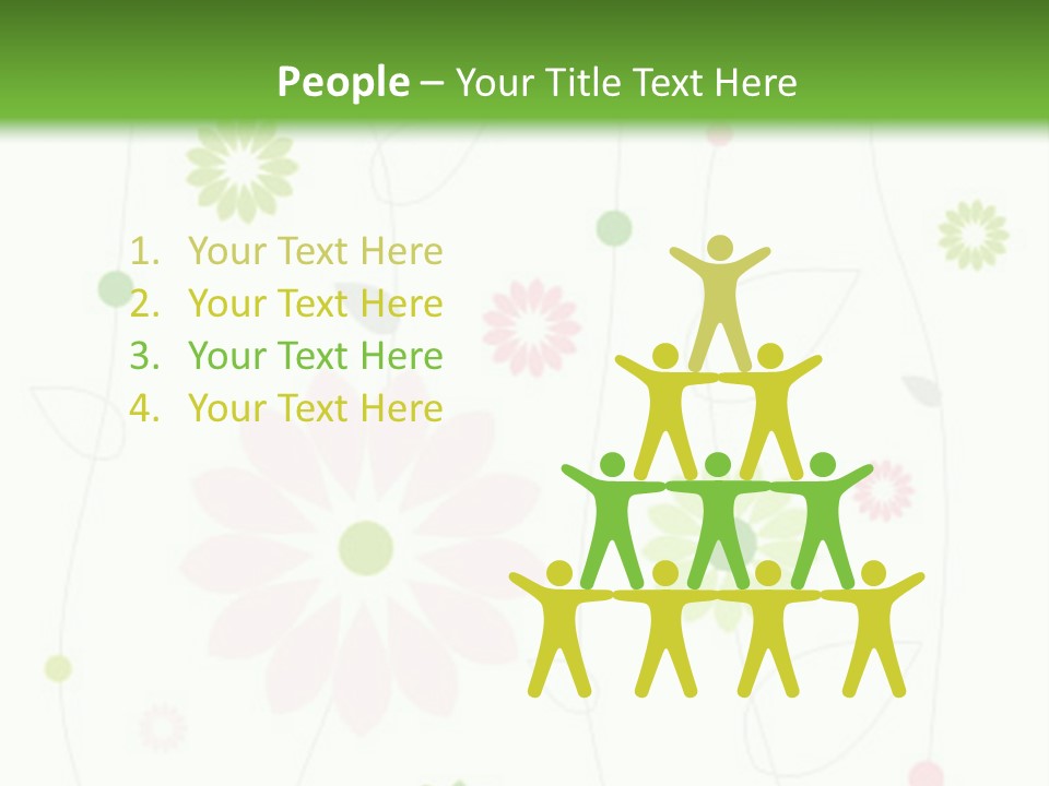 Floral Abstract Beautiful PowerPoint Template