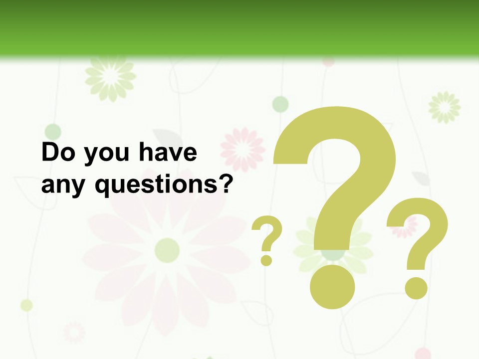 Floral Abstract Beautiful PowerPoint Template