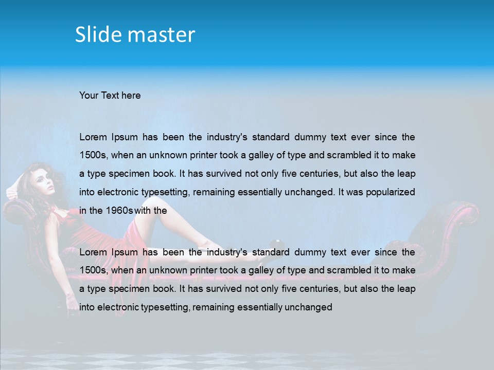 Expensive Decor Clothing PowerPoint Template