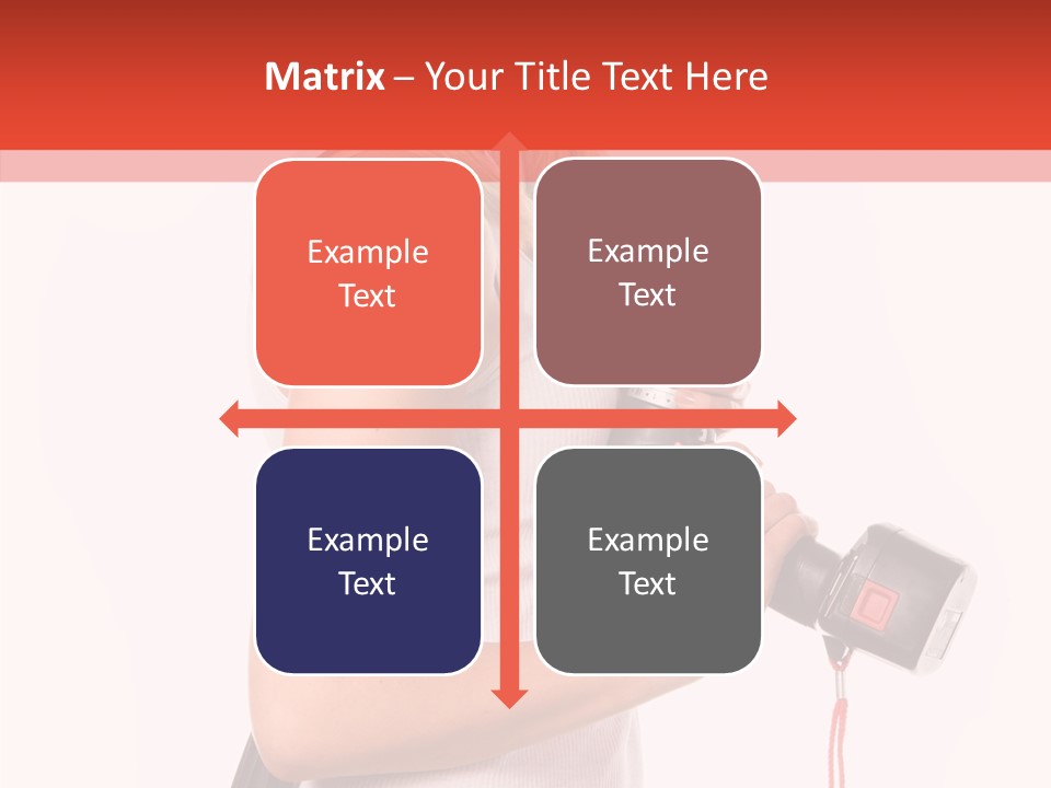 Female White Construction PowerPoint Template