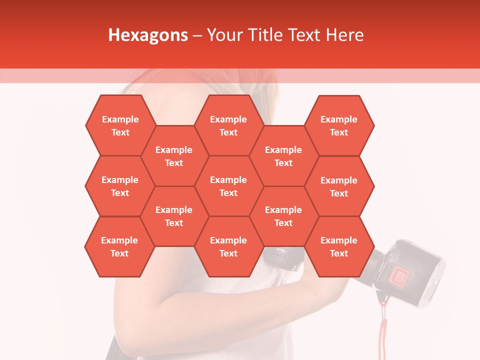 Female White Construction PowerPoint Template