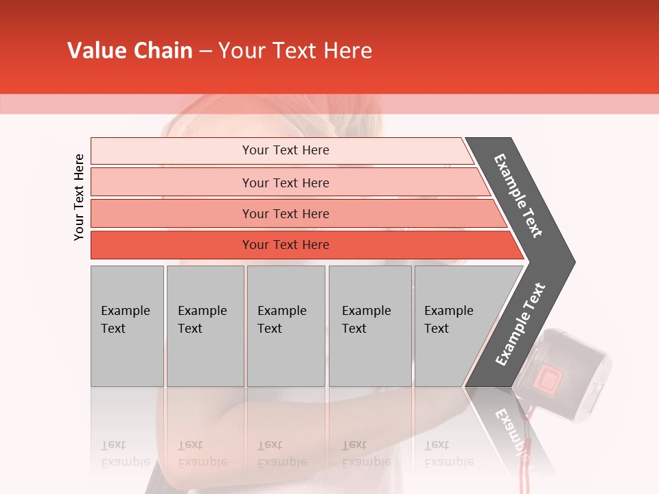 Female White Construction PowerPoint Template