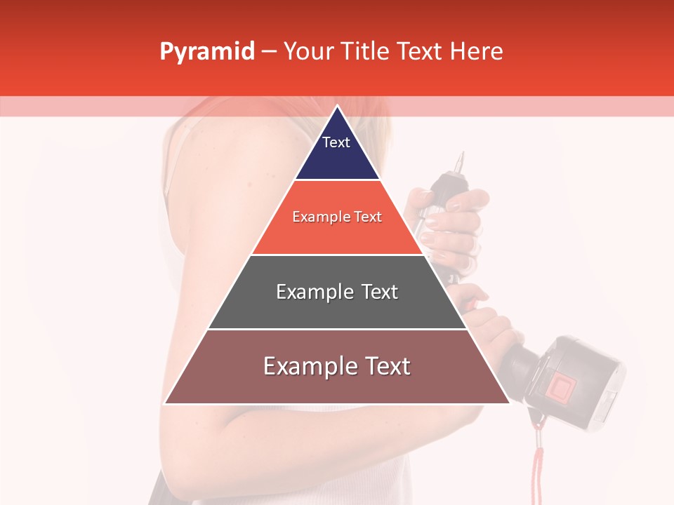 Female White Construction PowerPoint Template