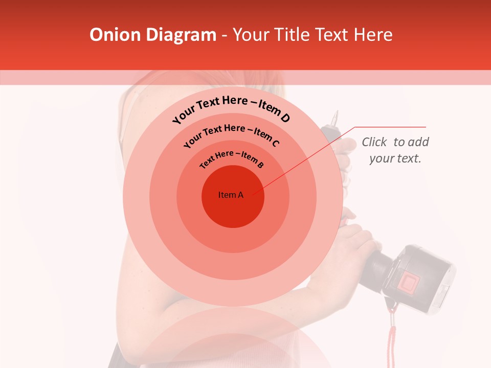 Female White Construction PowerPoint Template