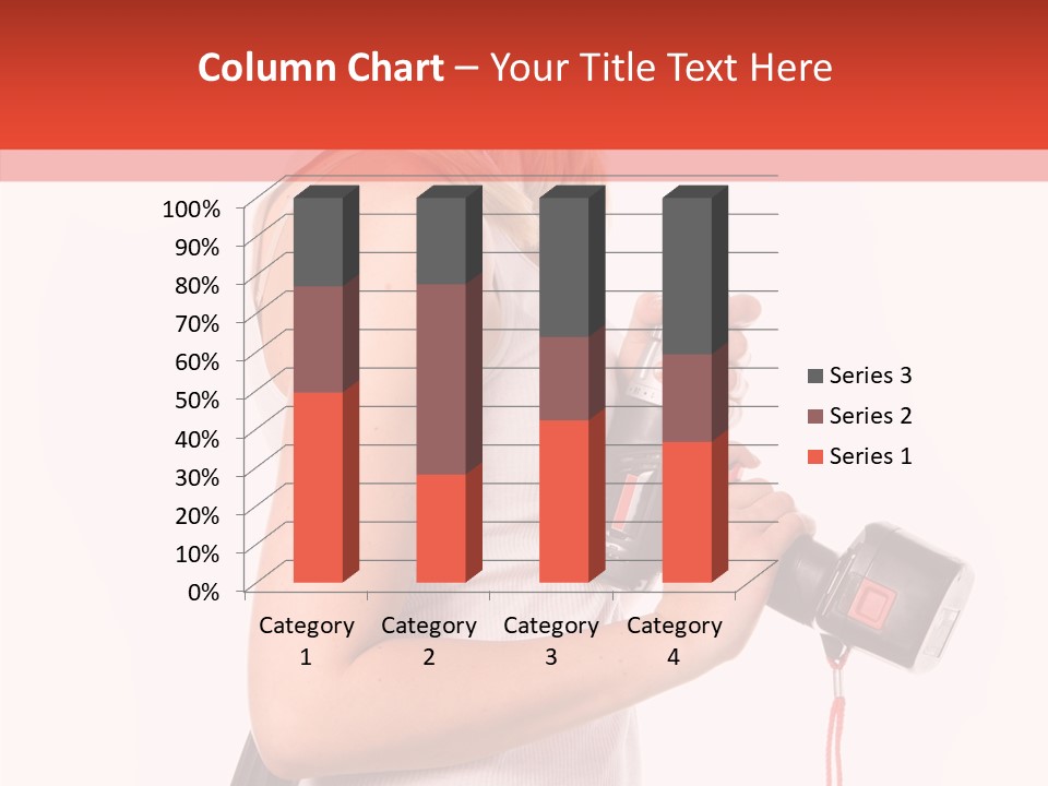 Female White Construction PowerPoint Template
