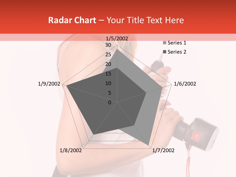 Female White Construction PowerPoint Template