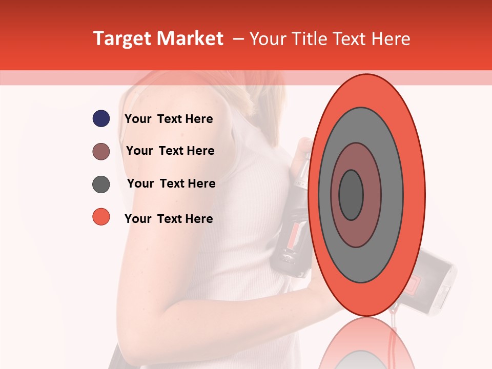 Female White Construction PowerPoint Template