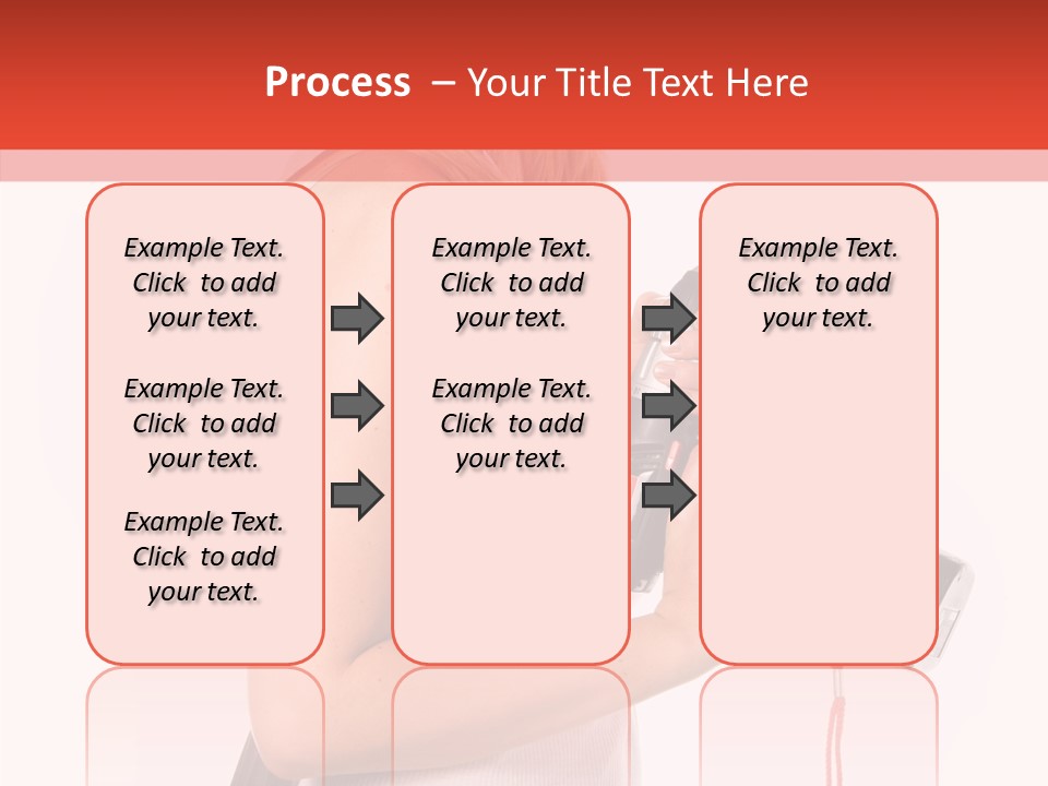 Female White Construction PowerPoint Template